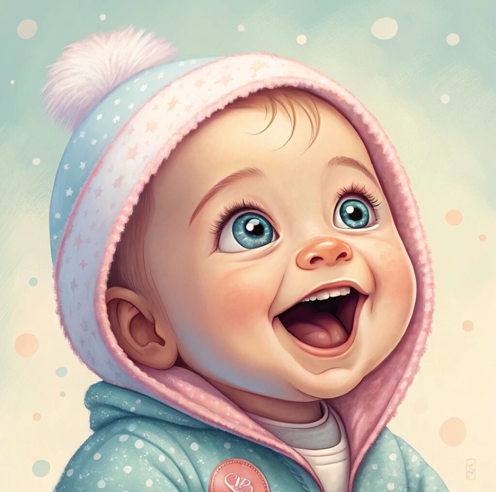 cute AI baby storytelling for kids and families